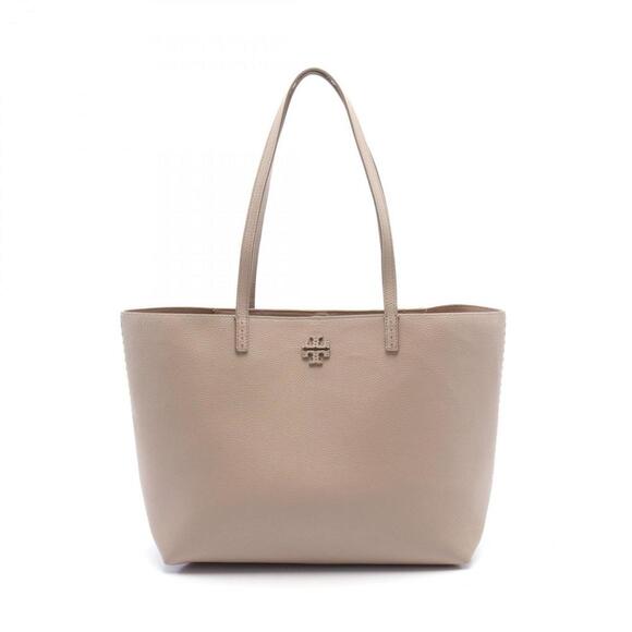 TORY BURCH Beige Leather Tote Bag - Picture 1 of 5